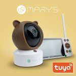 Eco Light Mary'S Nanny cam 2v1 Teddy hnědá WiFi TUYA – Sleviste.cz