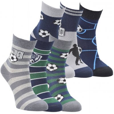 Chlapecké bavlněné klasické ponožky FOTBAL RS mix barev