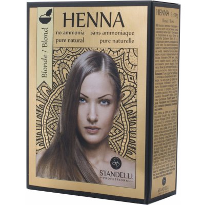 Standelli professional Henna 100% přírodní barva na vlasy Blond 6 x 10 ml