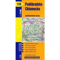 Poděbradsko Chlumecko mapa 1:70 000