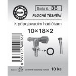 HARTMAN těsnění pryžové ploché k připojovacím hadičkám, sada č. 36 – Zboží Dáma