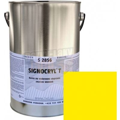 Signocryl S2856 barva na vodorovné dopravní značení vozovek, 0620 žlutá, 4 l