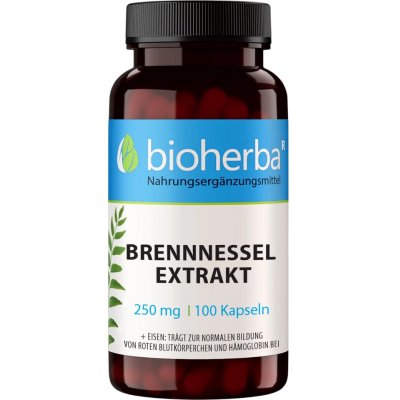 Bioherba Extrakt z kopřivy 250 mg 100 kapslí – Hledejceny.cz