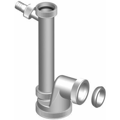 TEXIM Dřezový sifon DN 50/40 6/4" s přípojkou T-735/I – Zboží Mobilmania