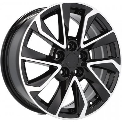 Racing Line B5463 7x17 5x114,3 ET40 black polished – Hledejceny.cz