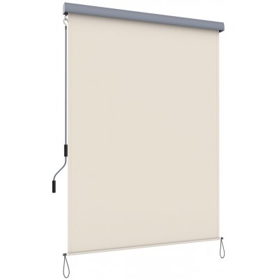 Song Výsuvná vertikální markýza na balkón a terasu 140 x 240 cm – béžová – Zbozi.Blesk.cz