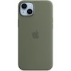 Pouzdro a kryt na mobilní telefon Apple Apple Silikonové s MagSafe iPhone 14 Plus, olivová MQUD3ZM/A
