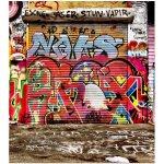 Dimex MS-3-0321 vliesová fototapeta na zeď Ulice s graffiti rozměry 225 x 250 cm – Zboží Dáma