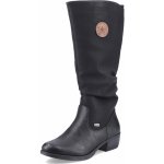 Rieker kozačky 93157-00 černé – Zboží Dáma