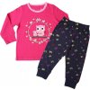 Dětské pyžamo a košilka Wolf pyžamo S2151E tm.růžová