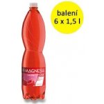 Magnesia Red ochucená minerální voda Malina 6 × 1,5 l – Zboží Dáma