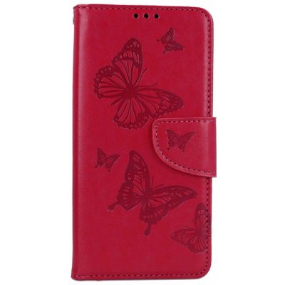 TopQ Samsung A54 5G knížkové Butterfly růžové – Zboží Mobilmania
