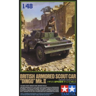 Tamiya British Armo Scout Car červená 1:48 – Zboží Mobilmania