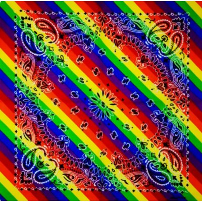 Woodrow Bandana šátek 2367 duhový – Sleviste.cz