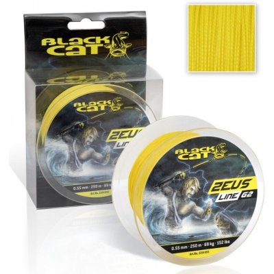 Black Cat Šňůra Zeus Line G2 250m 0,45mm 46kg žlutá – Hledejceny.cz
