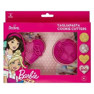 Sada vykrajovátek Barbie 2ks 6cm Decora – Hledejceny.cz