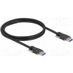 Delock 81254 USB A vidlice z obou stran; 1m černý – Zboží Živě