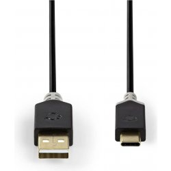 Nedis CCBW60600AT10 propojovací USB 2.0 zástrčka USB A - zástrčka USB C, 1m, antracit