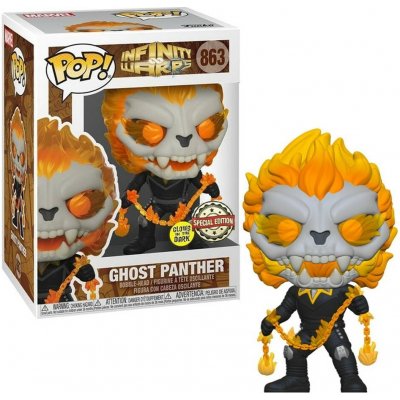 Funko Pop! #863 Marvel Infinity Warps Ghost Panther GITD – Hledejceny.cz