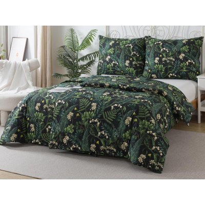 Xpose bavlna Renforcé povlečení LESNÍ NOC 140x200 70x90 – Zboží Mobilmania