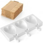 Silikonová forma na nanuky – srdce Silikomart – Sleviste.cz