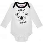 Winkiki Kids Wear Chlapecké body s tepláčkami Cool Dude šedý melanž navy Šedý melanž Navy – Zboží Mobilmania