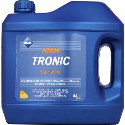 Aral HighTronic 5W-40 4 l – Zbozi.Blesk.cz