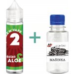 Vape Mix Dvojka Třešeň Aloe Shake and Vape 10 ml + Základní báze Mašinka 70VG/30PG 100 ml – Sleviste.cz