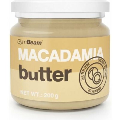 GymBeam Makadamové máslo 200 g – Zboží Mobilmania