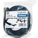 LogiLink Elastický organizér pásků se zipem 2m, KAB0049