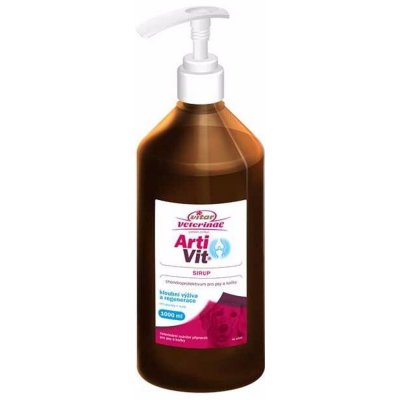 Vitar Veterinae ArtiVit sirup s pumpičkou 5 x 1000 ml – Zbozi.Blesk.cz