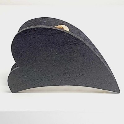 Dřevěný skřipec do vlasů -černý – Zboží Mobilmania