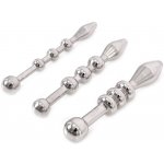 Kiotos Steel Urethral Trainer Kit 3 Solid Beads Penisplugs – Zboží Dáma