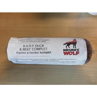 Natures Wolf B.A.R.F. DUCK & BEEF COMPLET 0,5kg