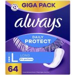 Always Daily Protect Long slipové vložky bez parfemace 64 ks – Zboží Dáma
