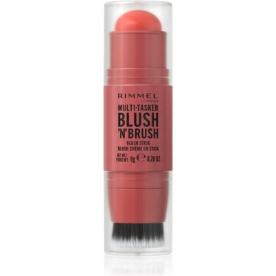 Rimmel Multi-Tasker Blush'N'brush tvářenka v tyčince se štětcem 250 Coral Dust 8 g – Hledejceny.cz