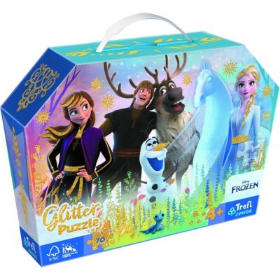 Trefl glitter v kufříku Disney Frozen 70 dílků