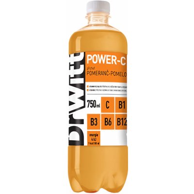 DrWitt POWER C příchuť Pomeranč Pomelo 750 ml