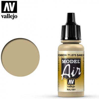 Vallejo Model Air: Ivory RAL1001 17ml airbrush barva na modely