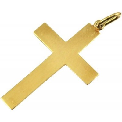 Šperky NM Zlatý velký kříž jednoduchý 931 – Zboží Mobilmania
