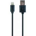 Gembird CC-USB2-AMLM-1M USB 2.0 Lightning, 1m, černý – Zboží Mobilmania