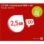 Vodafone datová karta - 3,5 GB dat - Vodafone2 – Zboží Živě