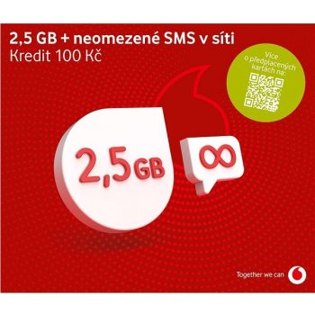 Vodafone datová karta - 3,5 GB dat SK48A186