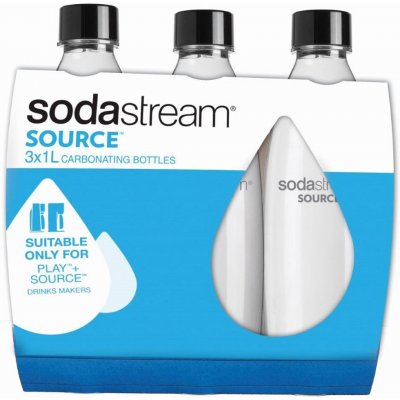 Sodastream láhev TriPack Source Play černá 1 l – Zboží Mobilmania