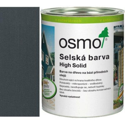 Osmo 2716 Selská barva 0,125 l Antracitově šedá – Sleviste.cz