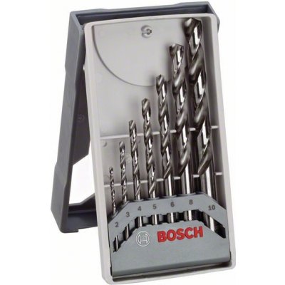 BOSCH 7-díl. sada vrtáku do kovu Mini X-Line HSS-G, 135 ° 2; 3; 4; 5; 6; 8; 10 mm 2608589295 – Zbozi.Blesk.cz