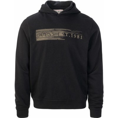 GUESS BEAU HOODIE SWEATSHIRT M3YQ36KBK32-JBLK Černá – Zboží Mobilmania