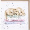 Přání Wrendale Designs Přání Wrendale Designs "A Pup's Life", 15x15 cm - Štěně