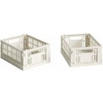 HAY Úložný box Colour Crate Mini set bílá 2 ks – Hledejceny.cz