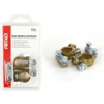 Mosazné svorky na baterie 600AMP (+/-) 2 ks blistrů